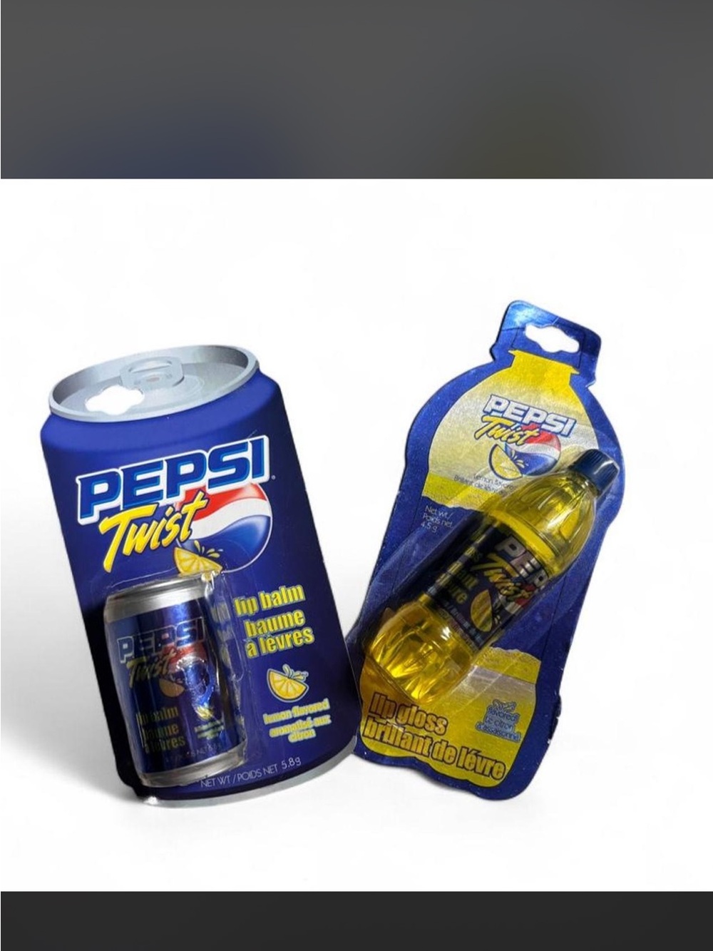 Pepsi Twist Lemon Lip Balm & Gloss Duo - 2006
